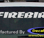 DC07254 Pontiac Firebird Decal w/Symbol