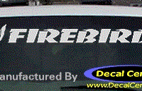DC07254 Pontiac Firebird Decal w/Symbol 