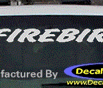 DC07255 Pontiac Firebird Decal w/Symbol