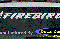 DC07255 Pontiac Firebird Decal w/Symbol 