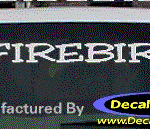 DC07256 Pontiac Firebird Decal w/Symbol