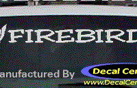 DC07256 Pontiac Firebird Decal w/Symbol 