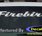 DC07259 Pontiac Firebird Decal w/Symbol