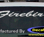 DC07260 Pontiac Firebird Decal w/Symbol