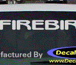 DC07262 Pontiac Firebird Decal w/Symbol
