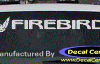 DC07262 Pontiac Firebird Decal w/Symbol 