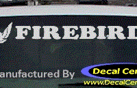 DC07263 Pontiac Firebird Decal w/Symbol 