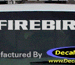 DC07265 Pontiac Firebird Decal w/Symbol