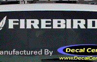 DC07265 Pontiac Firebird Decal w/Symbol 