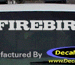 DC07266 Pontiac Firebird Decal w/Symbol