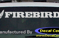 DC07266 Pontiac Firebird Decal w/Symbol 