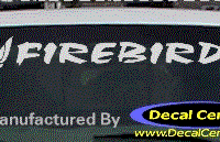 DC07267 Pontiac Firebird Decal w/Symbol 