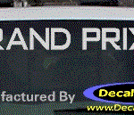 DC07289 Pontiac Grand Prix Decal