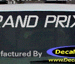 DC07290 Pontiac Grand Prix Decal