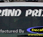 DC07296 Pontiac Grand Prix Decal