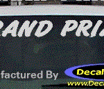 DC07297 Pontiac Grand Prix Decal