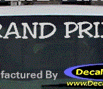 DC07298 Pontiac Grand Prix Decal