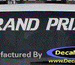 DC07299 Pontiac Grand Prix Decal