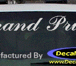 DC07300 Pontiac Grand Prix Decal