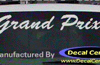 DC07302 Pontiac Grand Prix Decal 