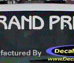 DC07304 Pontiac Grand Prix Decal