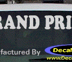 DC07305 Pontiac Grand Prix Decal