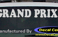 DC07305 Pontiac Grand Prix Decal 