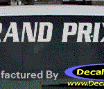 DC07307 Pontiac Grand Prix Decal