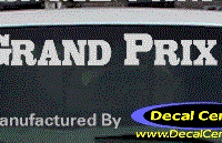 DC07308 Pontiac Grand Prix Decal 