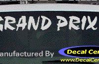 DC07309 Pontiac Grand Prix Decal 