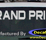 DC07310 Pontiac Grand Prix Decal