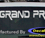 DC07313 Pontiac Grand Prix Decal w/Arrowhead