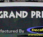 DC07315 Pontiac Grand Prix Decal w/Arrowhead