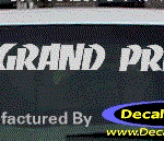 DC07318 Pontiac Grand Prix Decal w/Arrowhead