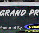 DC07319 Pontiac Grand Prix Decal w/Arrowhead