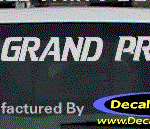DC07321 Pontiac Grand Prix Decal w/Arrowhead