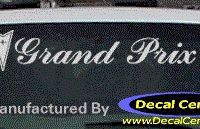 DC07322 Pontiac Grand Prix Decal w/Arrowhead 