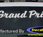 DC07323 Pontiac Grand Prix Decal w/Arrowhead
