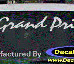 DC07325 Pontiac Grand Prix Decal w/Arrowhead