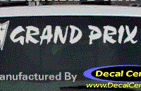 DC07331 Pontiac Grand Prix Decal w/Arrowhead 