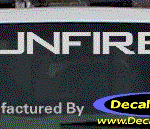DC07333 Pontiac Sunfire Decal