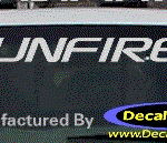 DC07334 Pontiac Sunfire Decal