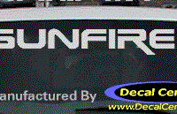 DC07335 Pontiac Sunfire Decal 