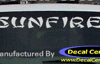 DC07339 Pontiac Sunfire Decal 
