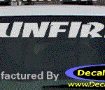 DC07340 Pontiac Sunfire Decal