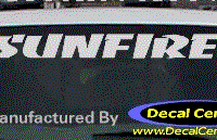 DC07340 Pontiac Sunfire Decal 