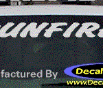 DC07341 Pontiac Sunfire Decal