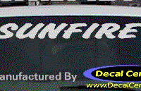 DC07341 Pontiac Sunfire Decal 