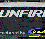 DC07343 Pontiac Sunfire Decal
