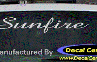 DC07344 Pontiac Sunfire Decal 